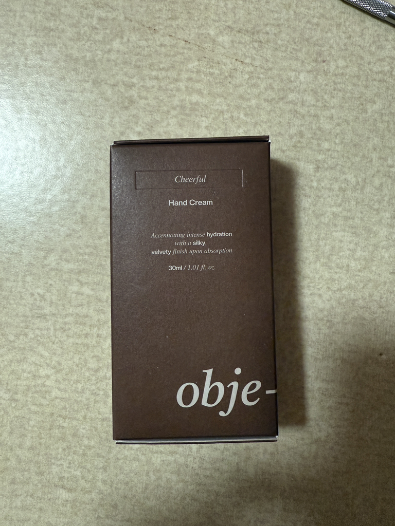 오브제그랑스 (obje-grance) 핸드크림 [치어풀] review image