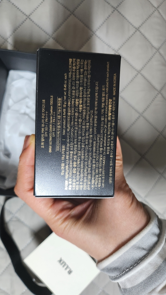 오휘 (OHUI) 얼티밋커버 데니어 쿠션 [SPF50+/PA+++] [70D 21.5호] review image
