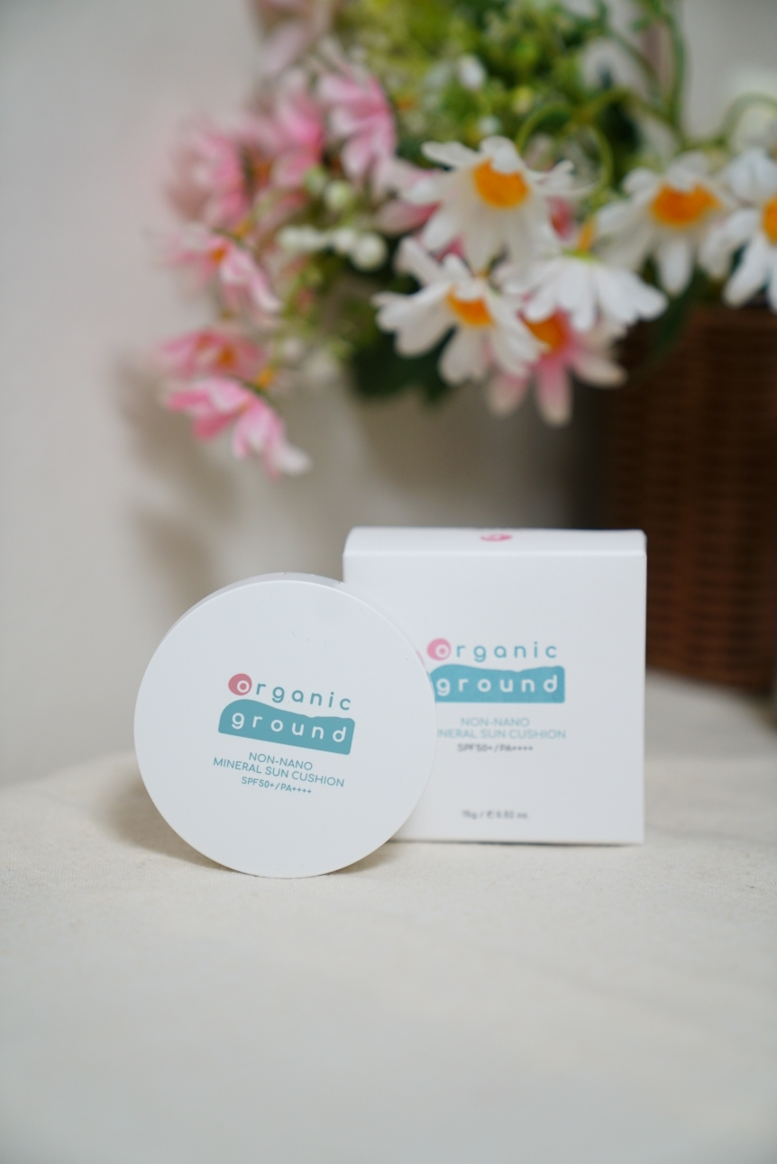 오가닉그라운드 (organicground) 논나노 미네랄 선쿠션 [SPF50+/PA++++] review image