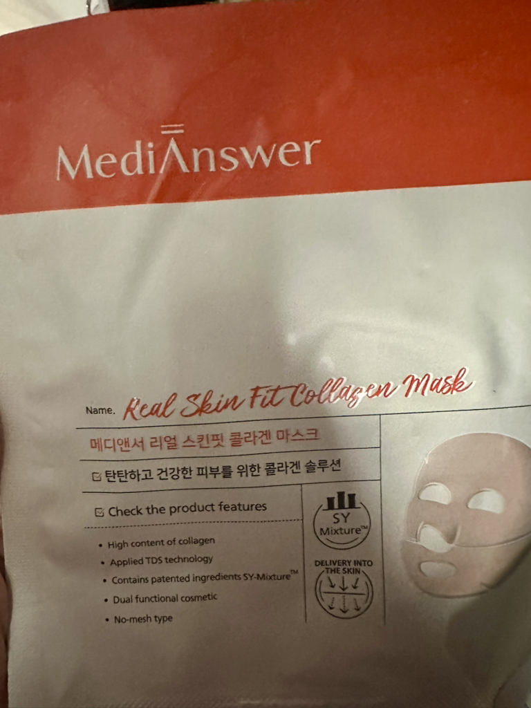 MediAnswer 真实肌肤贴合胶原蛋白面膜 common.review image