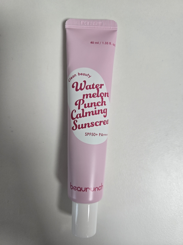 뷰런치 (beaurunch) 워터멜론 펀치 카밍 선 스크린 [SPF50+/PA++++] review image