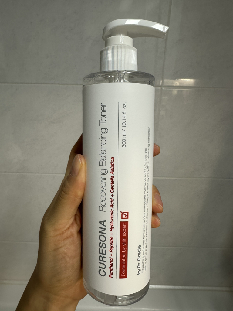 恢复平衡爽肤水的真实用户使用照片