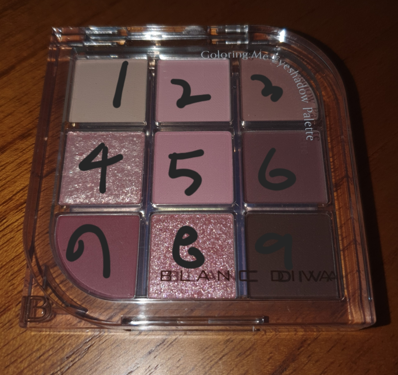 BLANCDIVA 彩色化:美丽眼影盘 [01 牡丹香] common.review image