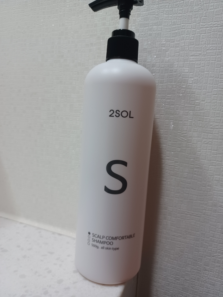 易于头皮吸收的洗发水的真实用户使用照片