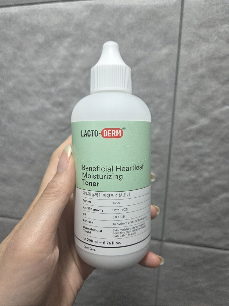 락토덤 (LACTO-DERM) 피부에 유익한 어성초 수분 토너 review image