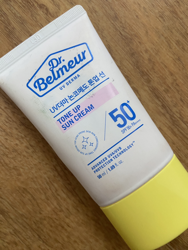 닥터벨머 (Dr.Belmeur) UV더마 논코메도 톤업 선크림 [SPF50+/PA++++] review image