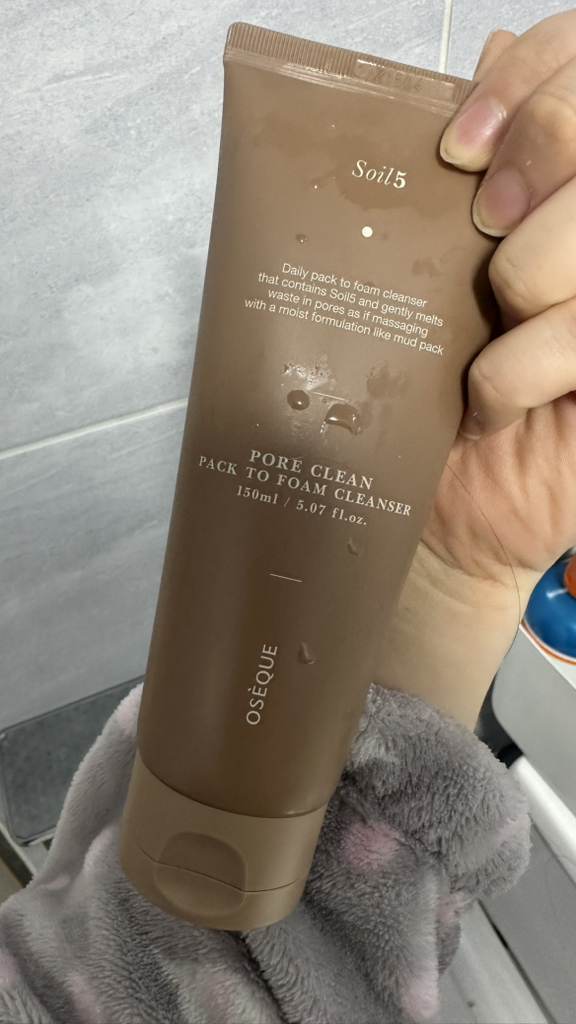 오제끄 (OSÈQUE) 소일5 포어클린 팩투폼 클렌저 review image