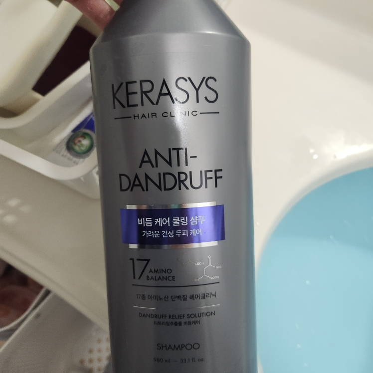 케라시스 (KeraSys) 두피 비듬케어 쿨링 단백질 샴푸 review image