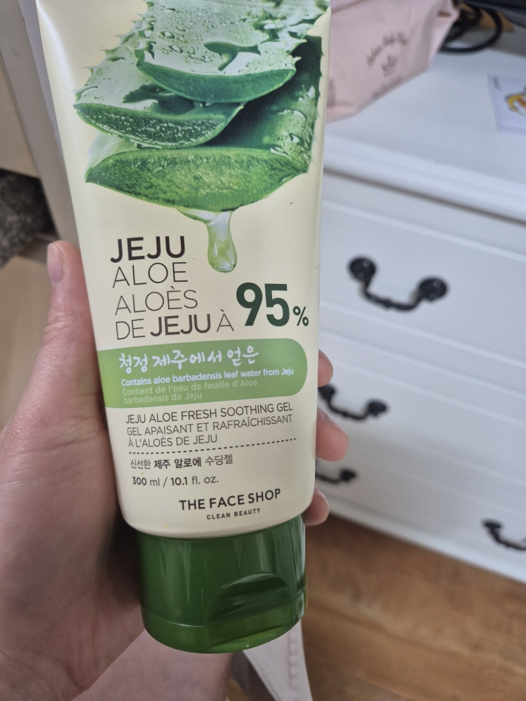 清新济州芦荟舒缓凝胶的真实用户使用照片