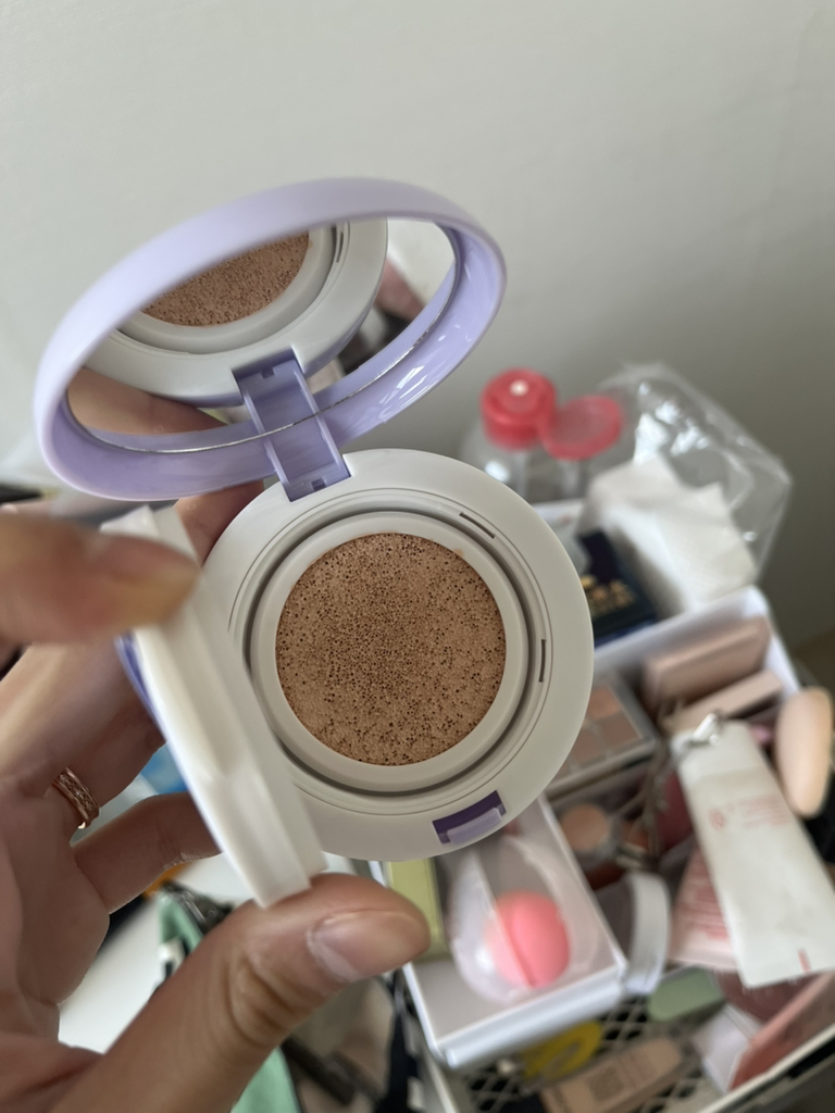 泛醇屏障气垫 [SPF50+/PA++++] [01 象牙色]的真实用户使用照片