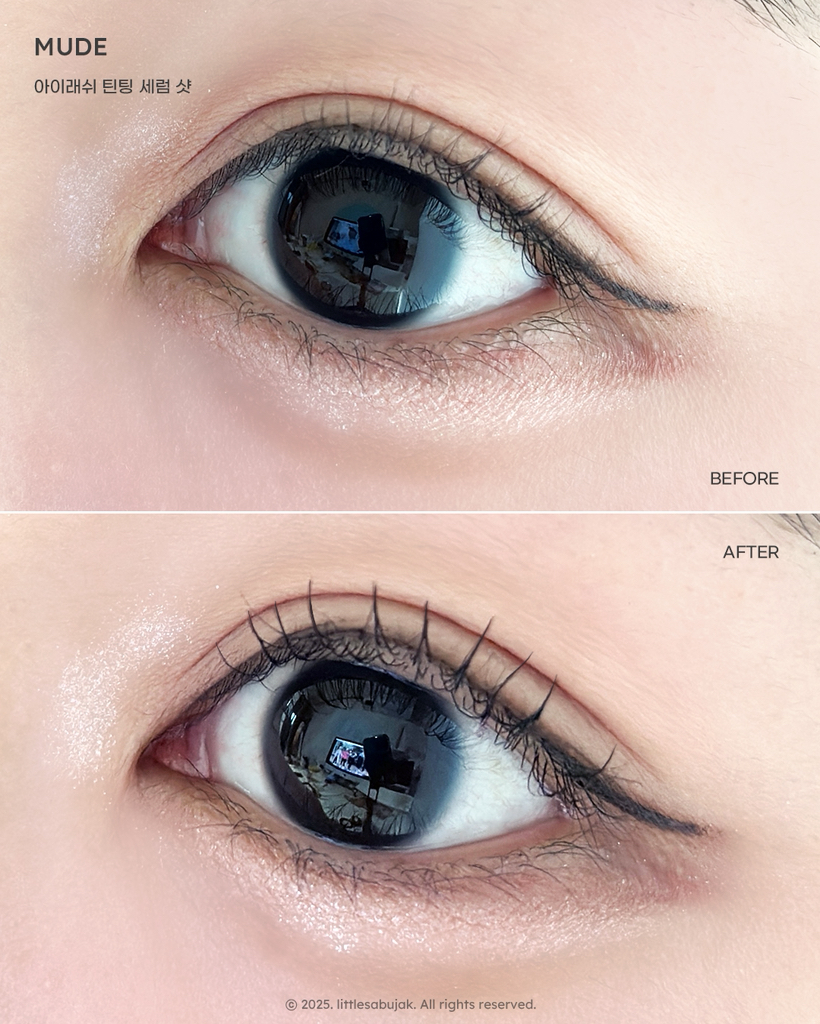 뮤드 (mude) 아이래쉬 틴팅 세럼 샷 [01 블랙] review image