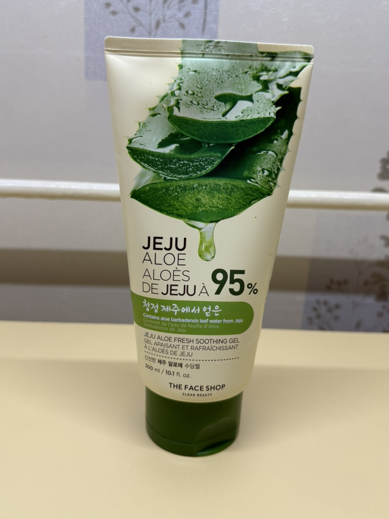 清新济州芦荟舒缓凝胶的真实用户使用照片