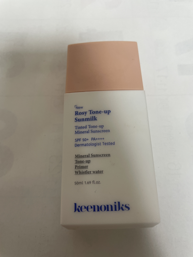 키노닉스 (keenoniks) 로지 톤업 선밀크 [SPF50+/PA++++] review image