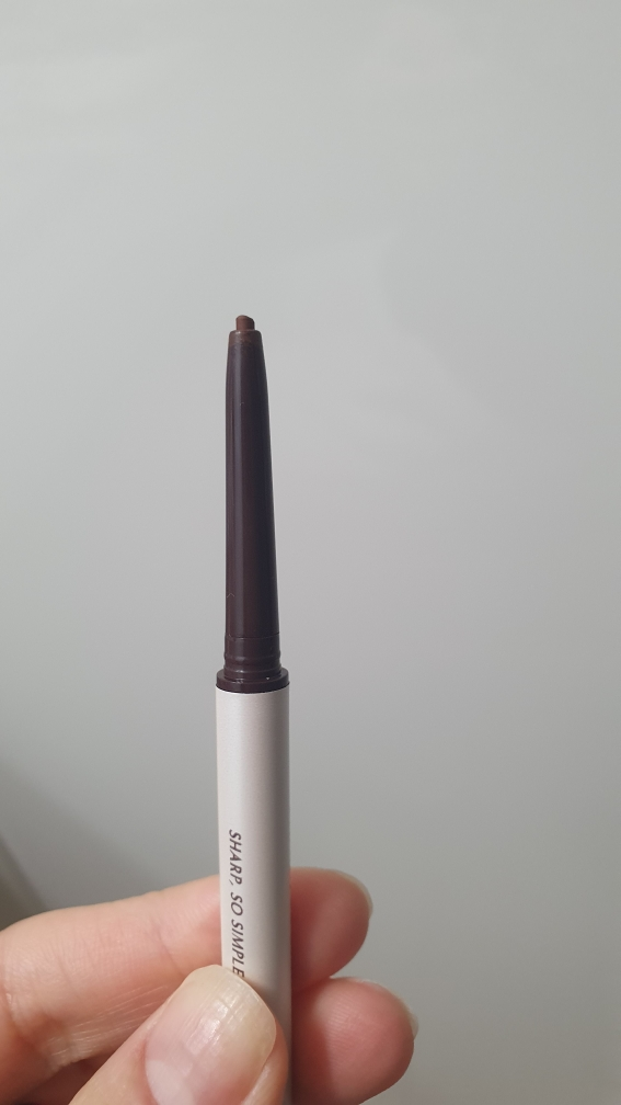 Real user review photo of Sharp So Simple Waterproof Pencil Liner [No. 2 Brown]