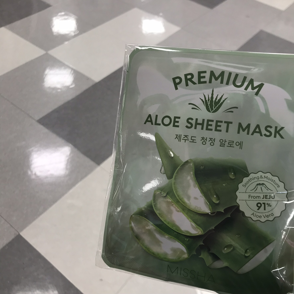 MISSHA Premium Aloe Sheet Mask Reviews for 20s | Hwahae