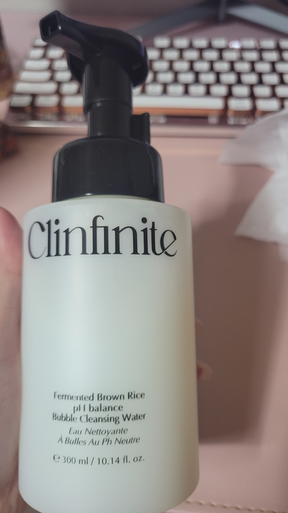 클린피닛 (Clinfinite) 발효현미 약산성 버블 클렌징 워터 review image