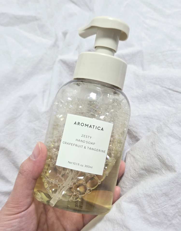 아로마티카 (AROMATICA) 제스티 핸드 솝 [그레이프프룻&탠저린] review image