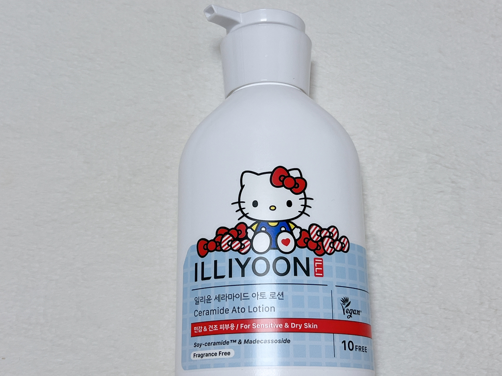 ILLIYOON HELLO KITTY EDITION Ceramide Ato Lotion review image