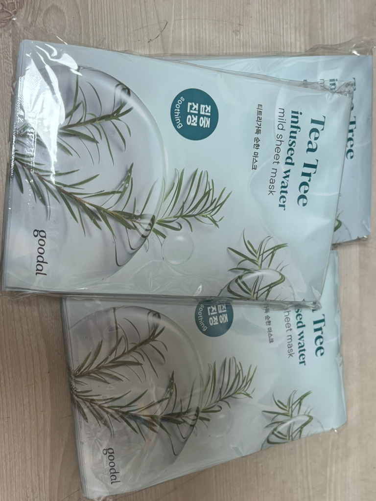 温和的口罩[富含茶树精油]的真实用户使用照片