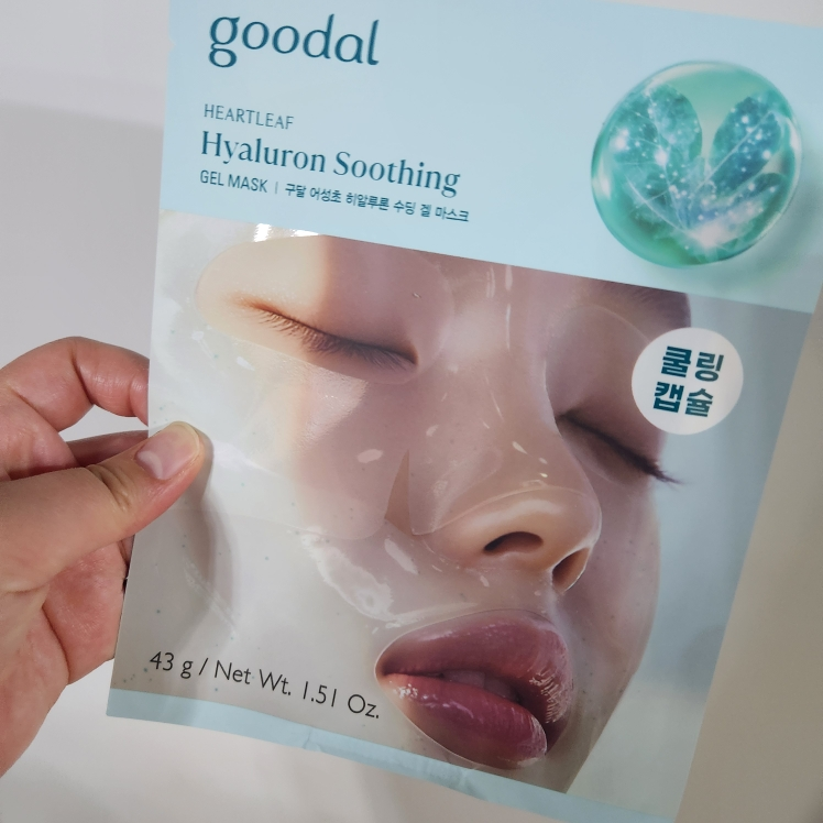 구달 (goodal) 겔 마스크 [어성초히알루론수딩] review image