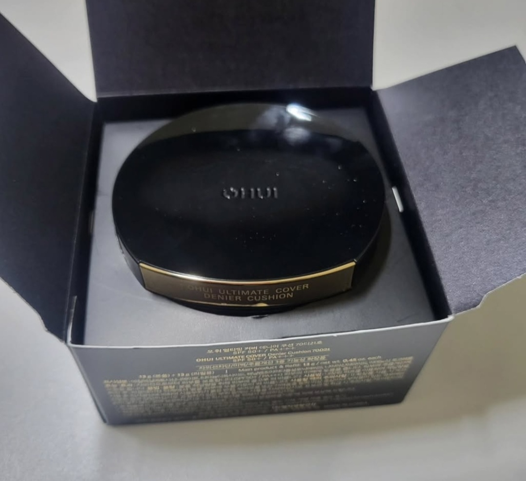 오휘 (OHUI) 얼티밋커버 데니어 쿠션 [SPF50+/PA+++] [70D 21호] review image