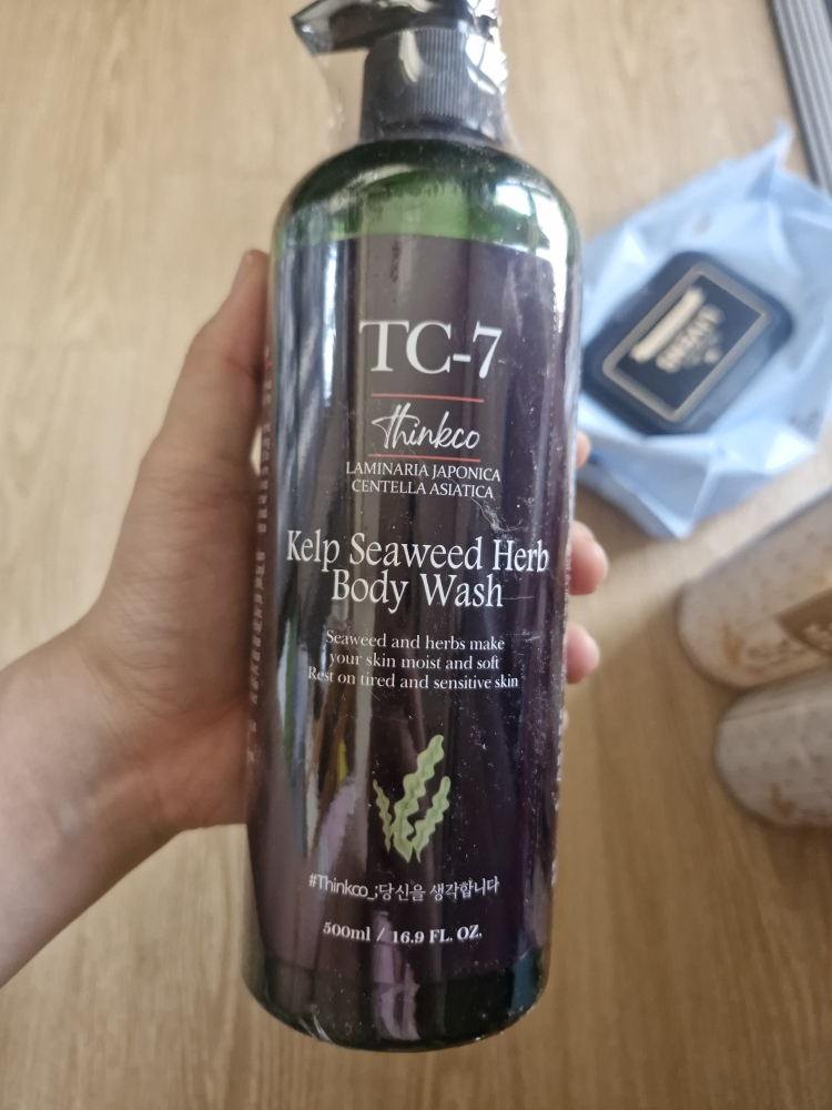 TC-7 凯尔普海藻草本沐浴露的真实用户使用照片