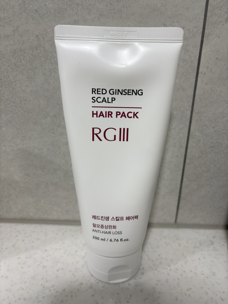 RGIII (알지쓰리) 레드진생 스칼프 헤어팩 review image