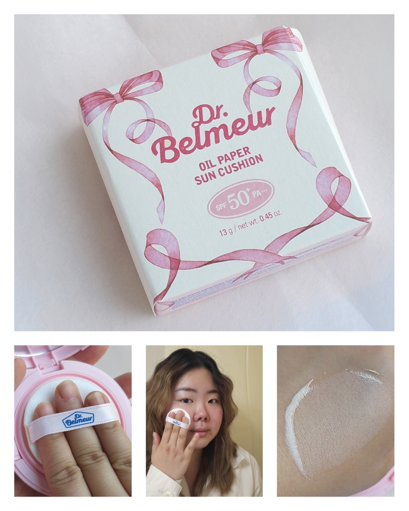 닥터벨머 (Dr.Belmeur) 어드밴스드 오일페이퍼 비건 톤업 선쿠션 [SPF50+/PA+++] review image