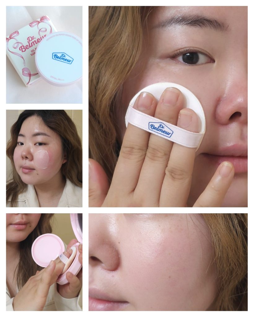 닥터벨머 (Dr.Belmeur) 어드밴스드 오일페이퍼 비건 톤업 선쿠션 [SPF50+/PA+++] review image