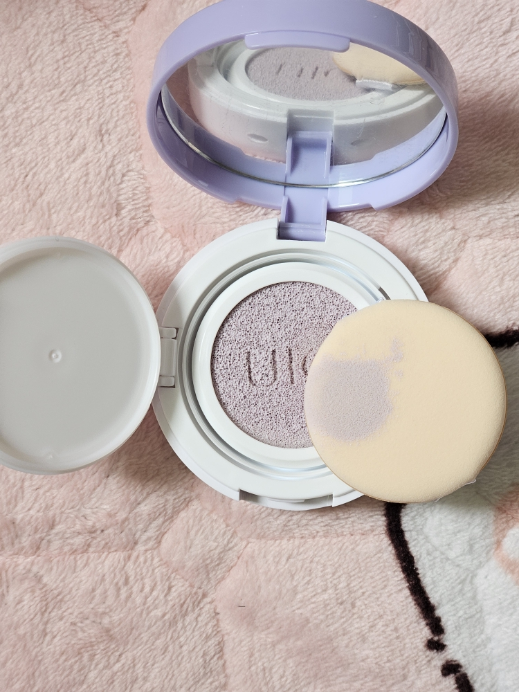 유이크 (UIQ) 바이옴 레미디 미니 톤업 선쿠션 [SPF50+/PA++++] [보라] review image