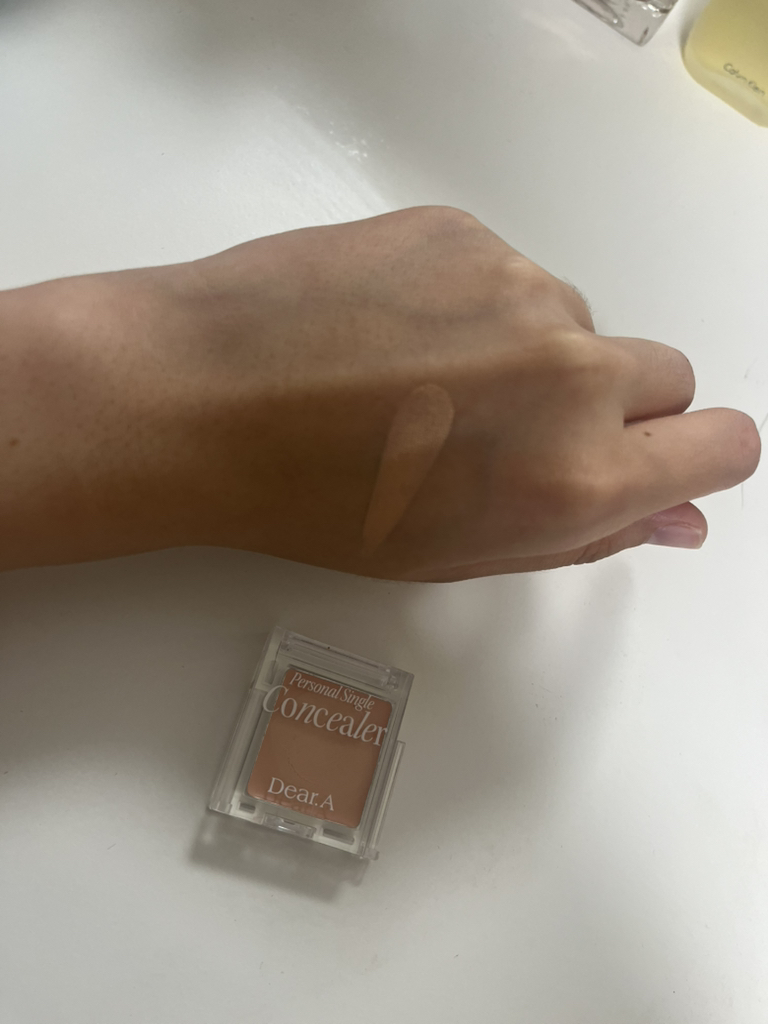 DEAR.A 个人单一遮瑕膏 [05 桃色泡沫] common.review image