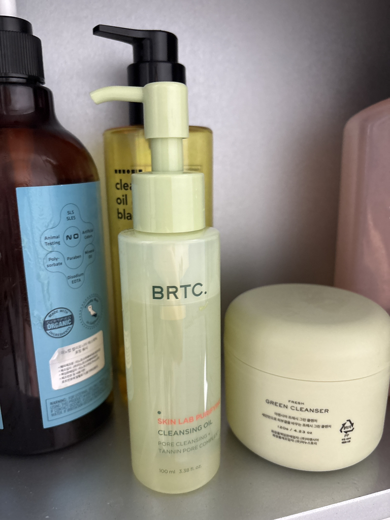 防污染和黑头清洁油的真实用户使用照片