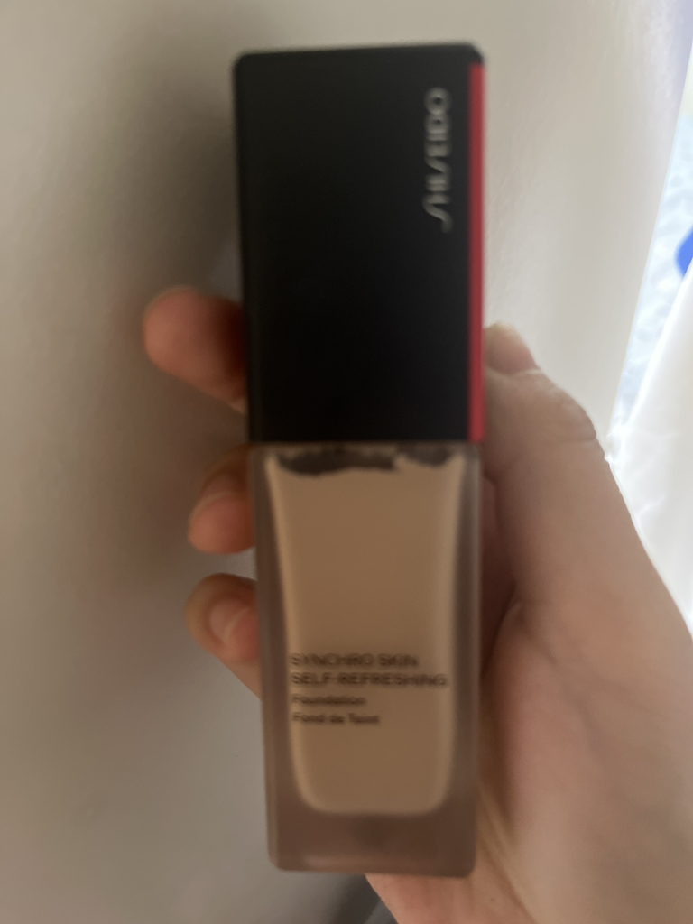 시세이도 (SHISEIDO) 싱크로 스킨 셀프 리프레싱 파운데이션 [SPF35/PA++++] [220 린넨] review image