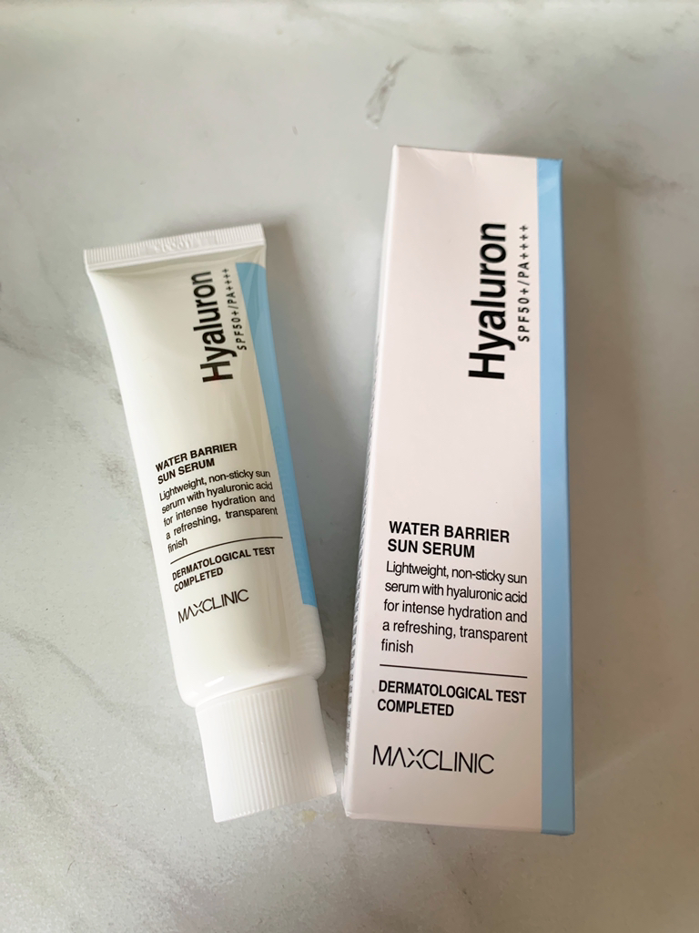 맥스클리닉 (MAXCLINIC) 히알루론 워터 베리어 선 세럼 [SPF50+/PA++++] review image