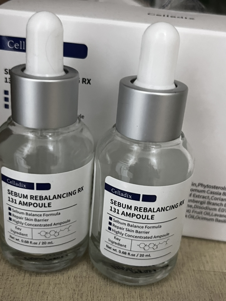 Real user review photo of Sebum Rebalancing RX 131 Ampoule
