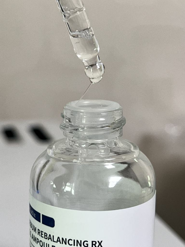 Real user review photo of Sebum Rebalancing RX 131 Ampoule