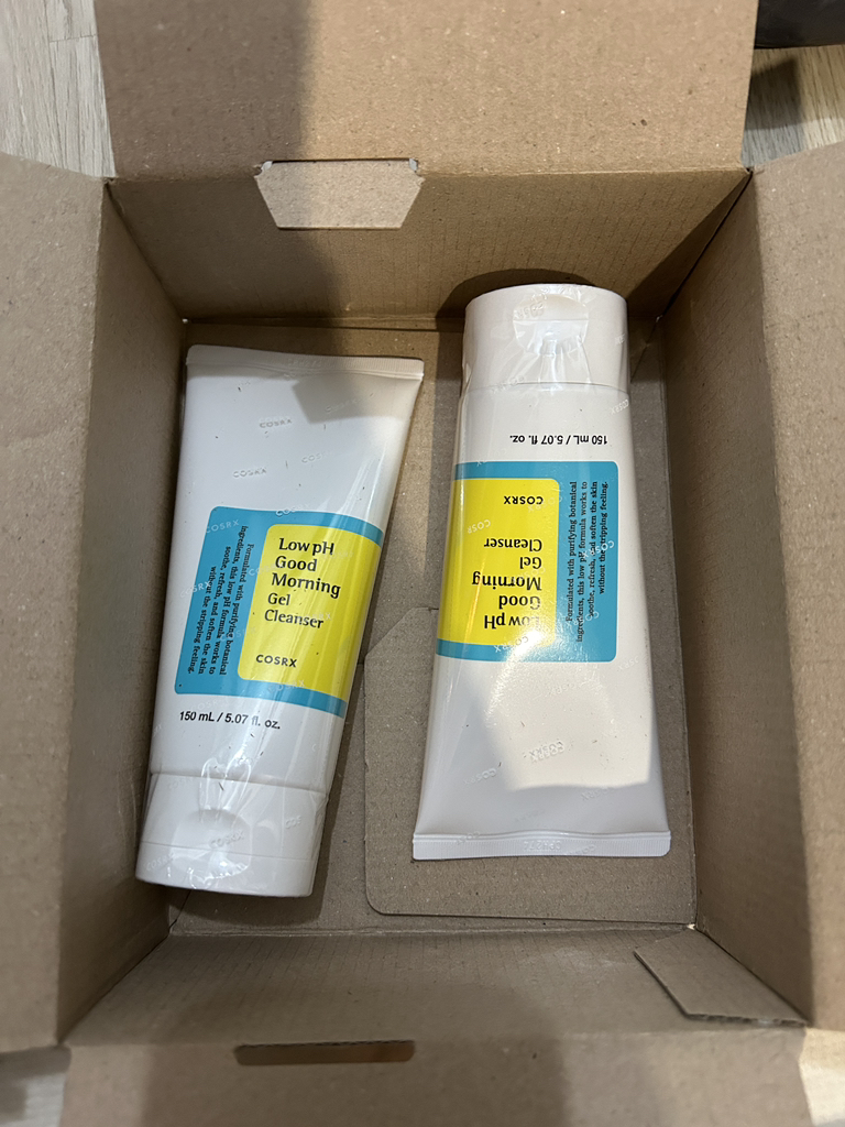 弱酸性早安洁面啫喱的真实用户使用照片