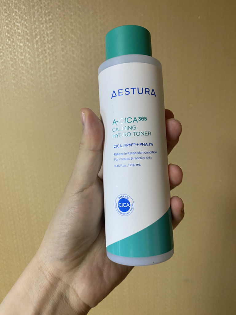 Real user review photo of A-CICA365 CALMING HYDRO TONER