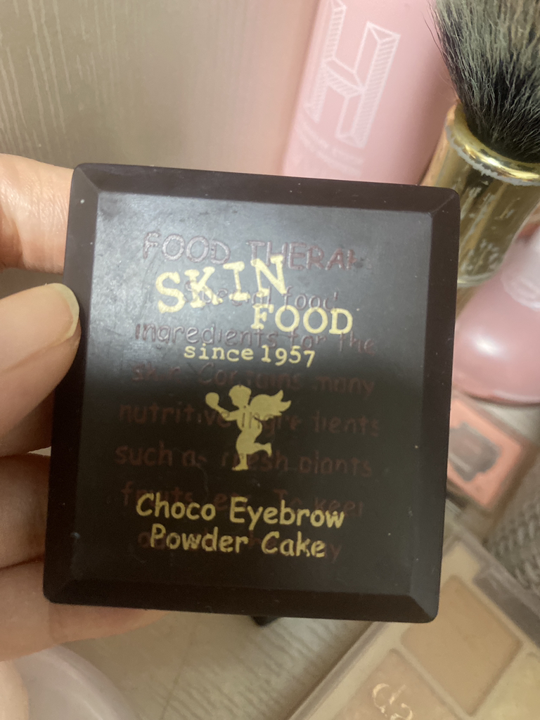 스킨푸드 (SKINFOOD) 초코 아이브로우 파우더케익 [2호 그레이/브라운] review image