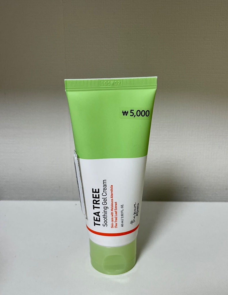 어퓨더퓨어 (A'pieuthepure) 더퓨어 티트리 수딩 젤 크림 review image