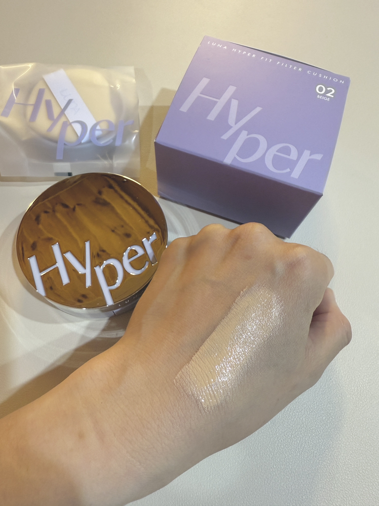 루나 (LUNA) 하이퍼 핏 필터 쿠션 [SPF50+/PA++++] [02 베이지] review image