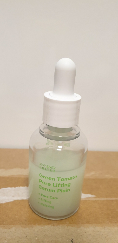 绿色番茄毛孔收缩精华液的真实用户使用照片