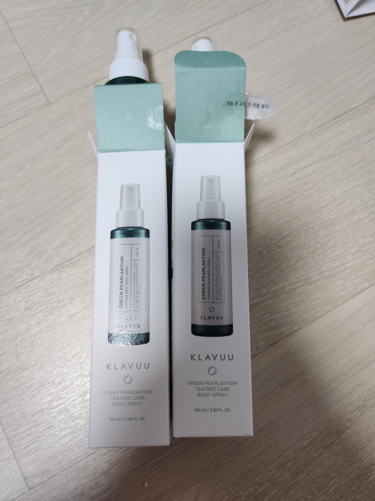 클라뷰 (KLAVUU) 그린 펄세이션 티트리 케어 바디 스프레이 review image