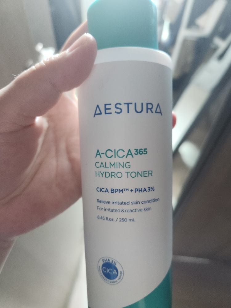 Real user review photo of A-CICA365 CALMING HYDRO TONER