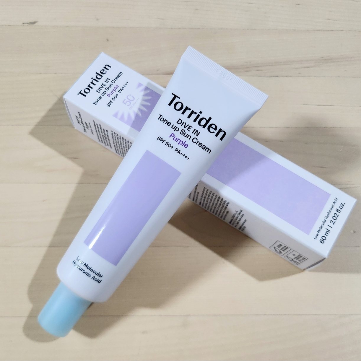 Torriden DIVE IN Tone up Sun Cream Purple [SPF50+/PA++++] review image