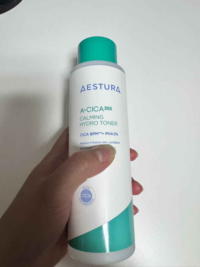 Real user review photo of A-CICA365 CALMING HYDRO TONER