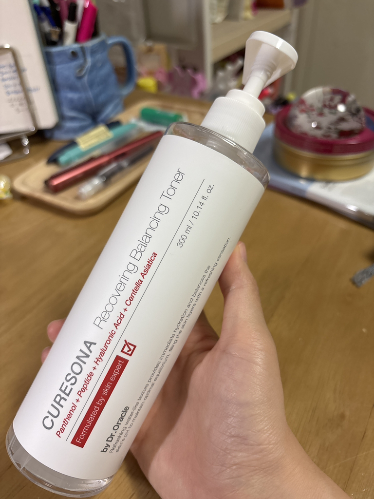 恢复平衡爽肤水的真实用户使用照片