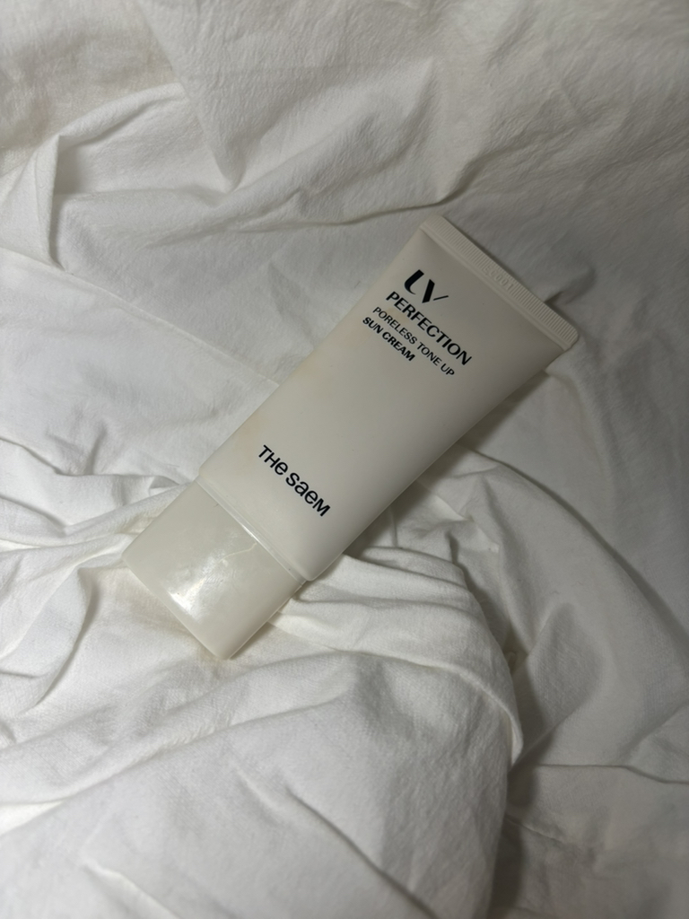더샘 (theSAEM) 유브이 퍼펙션 포어리스 톤업 선 크림 [SPF50+/PA++++] review image