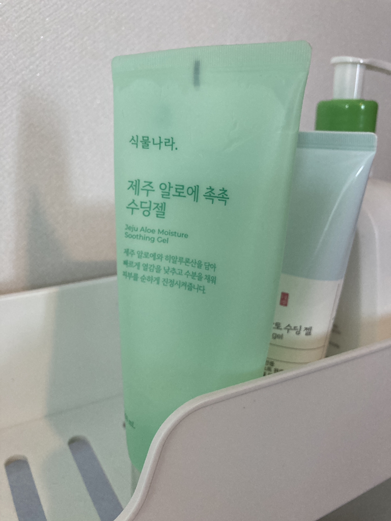 济州芦荟滋润舒缓凝胶的真实用户使用照片