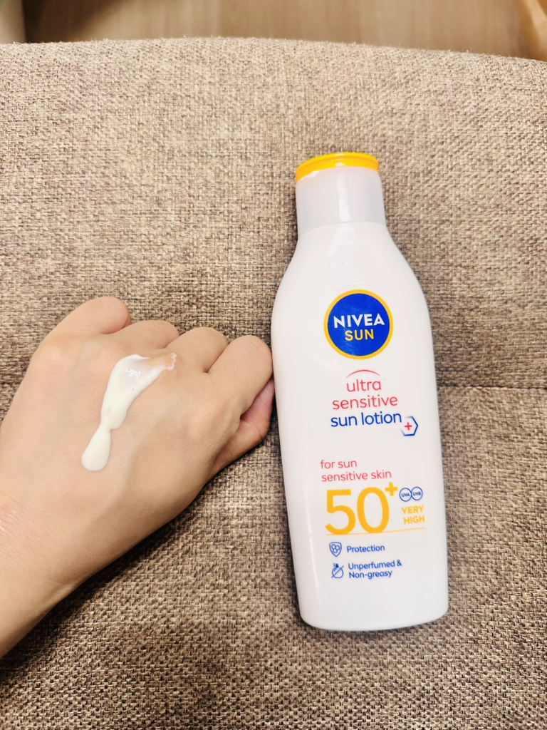 NIVEA ultra sensitive sun lotion [SPF50+/PA++++] review image